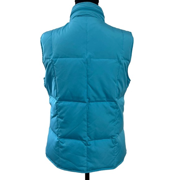 Vintage Talbots Blue Goose Down Puffer Vest Small - Picture 4 of 6